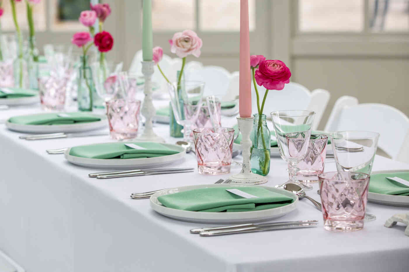 Sage Green Table Linen For Hire Tablecloths, Napkins, Runners & More